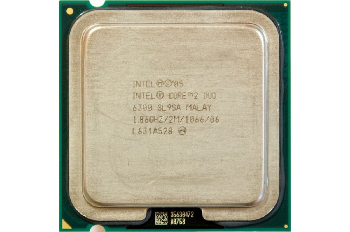 Купить процессор Socket 775 Core 2 Duo E6300 (LGA775, 1.86, 2M